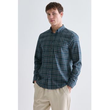 Camasa regular-fit cu model in carouri
