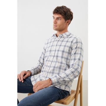 Camasa regular-fit cu model in carouri