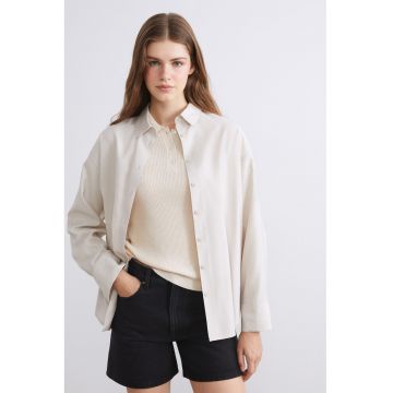 Camasa regular fit de satin