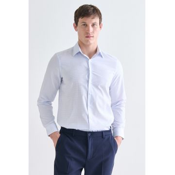 Camasa regular-fit din amestec de bumbac