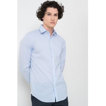 Camasa slim fit cu aspect texturat