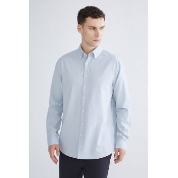Camasa slim fit cu mansete cu nasturi