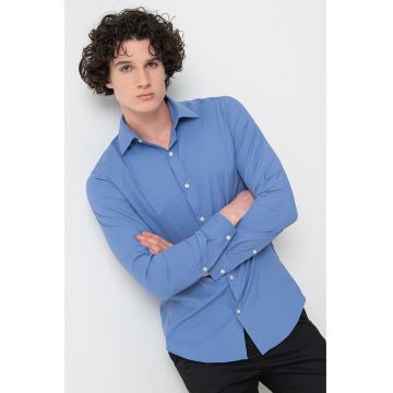 Camasa slim fit cu mansete cu nasturi