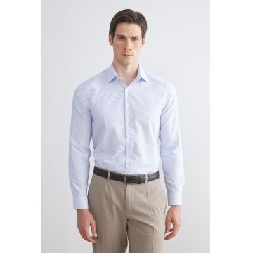 Camasa slim fit cu model in dungi