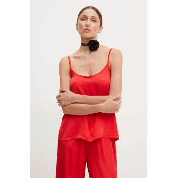 Answear Lab bluza femei, culoarea rosu, neted