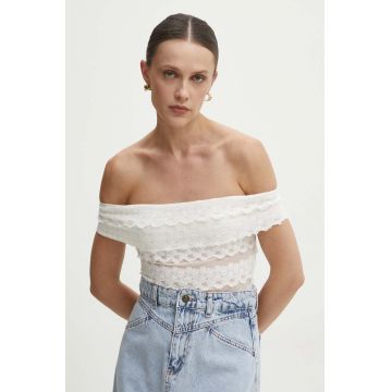 Answear Lab body femei, culoarea alb, modelator