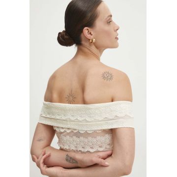 Answear Lab body femei, culoarea bej, modelator