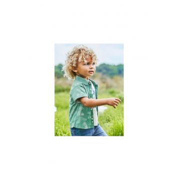 Camasa baieti -  303854454 - Bumbac - 152 CM - Verde
