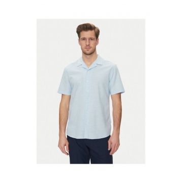 Camasa barbati  model 20717676 - material Bumbac - culoare Albastru deschis - Albastru deschis