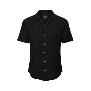 Camasa barbati Sons - 22025116 - Bumbac/In - Negru Camasa barbati Sons - 22025116 - Bumbac/In - Negru