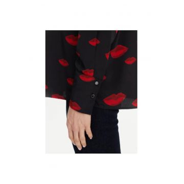 Camasa dama  251-CKISS.F - Poliester - Negru