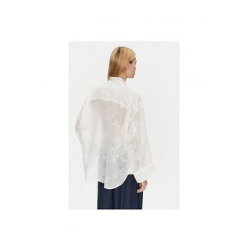 Camasa dama  251104025135 - Lyocell/Poliester - 34 EU - Alb