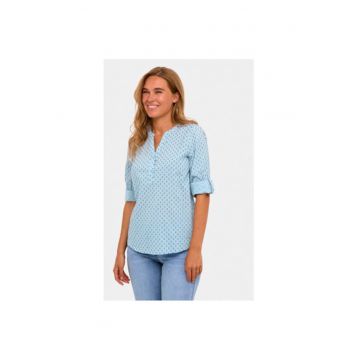 Camasa dama -  304099120 - Bumbac - Albastru