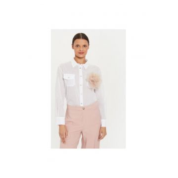 Camasa dama -  304591372 - Bumbac - One Size INTL - Alb
