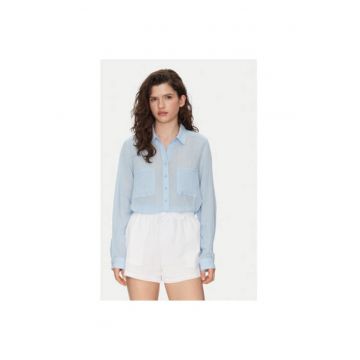 Camasa dama -  304991295 - Bumbac - Albastru