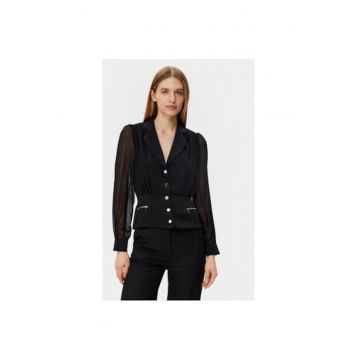 Camasa dama -  305252906 - Poliester - Negru