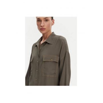Camasa dama  53-7006 - Viscoza/Rayon - Verde