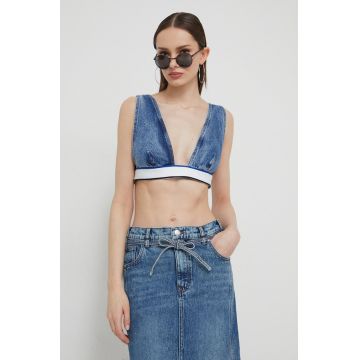 Hugo Blue top din denim neted