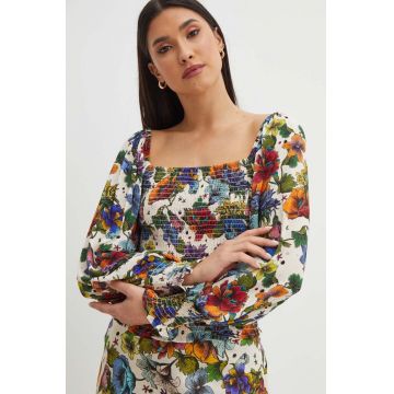 Medicine bluza femei, culoarea bej, modelator