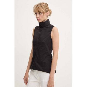 Remain top Sleeveless Top femei, culoarea negru, neted, 501938100