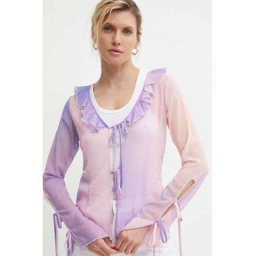 Résumé bluza AishaRS Blouse femei, culoarea violet, modelator, 20731129 Résumé bluza AishaRS Blouse femei, culoarea violet, modelator, 20731129