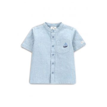 Camasa baieti  WC5136201HBN - Bumbac/In - Albastru deschis