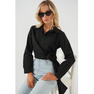 Camasa  BDART cu funda - neagra - bumbac - pentru dama
