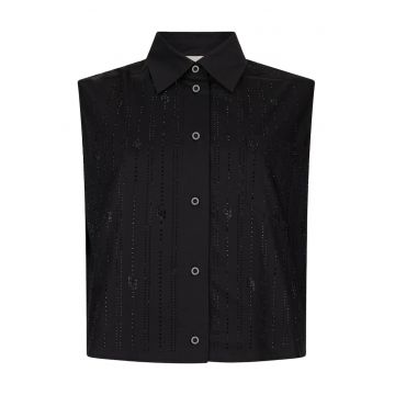 Camasa crop fara maneci
