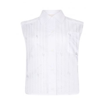 Camasa crop fara maneci