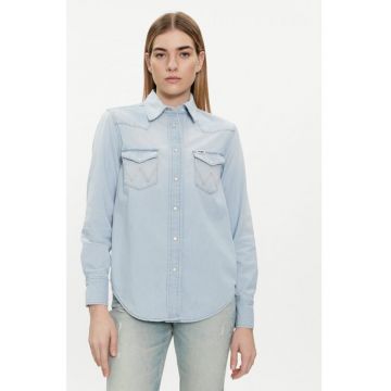 Camasa dama -  303593131 - Bumbac - Albastru
