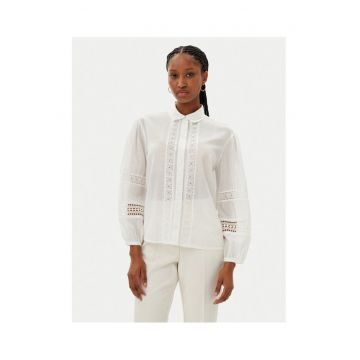 Camasa dama  511FD45028 - Bumbac/Viscoza - Ecru - Ecru