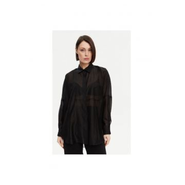 Camasa dama  53-7068 - Lyocell/Poliester - Negru