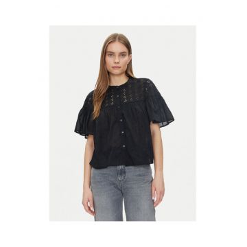 Camasa dama  728755-00 - Bumbac - Negru - Negru