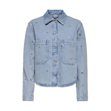 Camasa dama -  denim - bumbac - albastru deschis