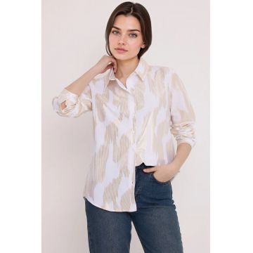 Camasa dama din crep  BDART - poliester - natur