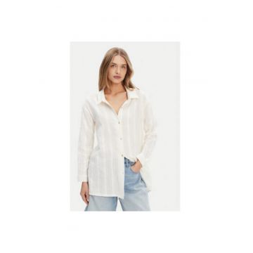 Camasa dama  ERJX603447 - Bumbac - Ecru