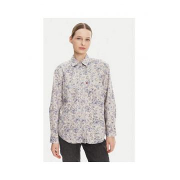Camasa dama - Levi's - A7244-0051 - bumbac - model floral - alb/albastru