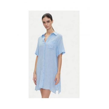 Camasa dama -  model YI30054 422 CHAMBRAY - albastru deschis - 55% viscoza - 45% in