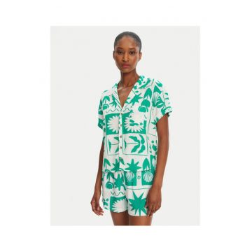 Camasa dama  TAYLOR SHELLPAT - Viscoza/In - Verde - Verde