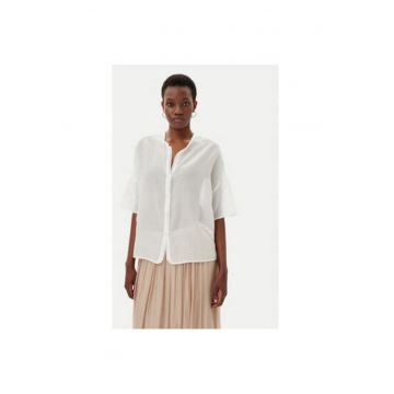 Camasa dama  TD0648 - Bumbac - Alb