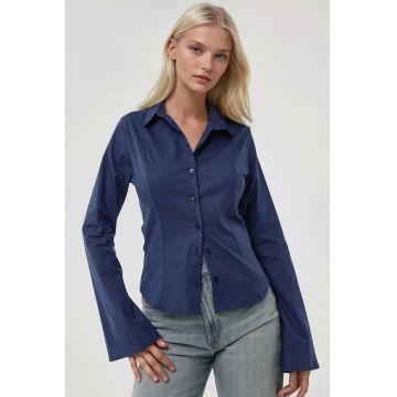 Camasa dama -  textil - albastru