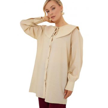 Camasa dama -  Viscoza/Nylon - Bej
