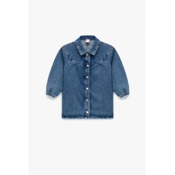 Camasa din denim cu nasturi