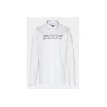 Camasa unisex -  303863586 - Bumbac/Poliester - Alb
