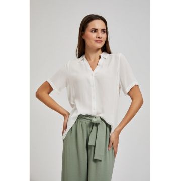 Camasa Alba cu Guler - Alb