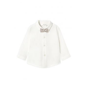 Camasa baieti  1102 - Bumbac - 6-9 - Alb - Alb