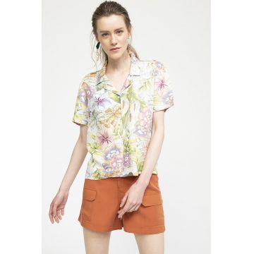 Camasa cu design floral - Multicolor