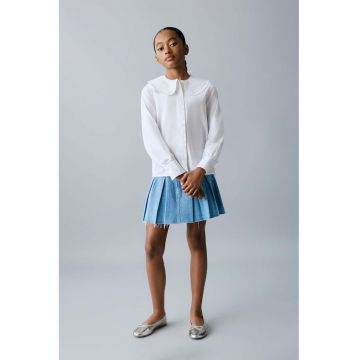 Camasa cu guler Peter Pan - Alb