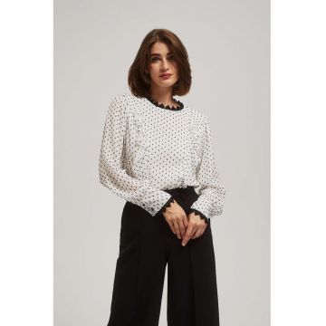 Camasa cu volane - Negru