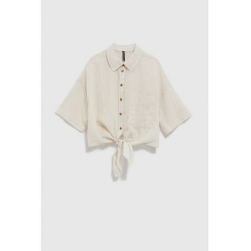 Camasa dama -  Bumbac/In - Bej -